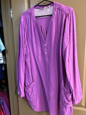 Soft Surrounding Gauze Tunic